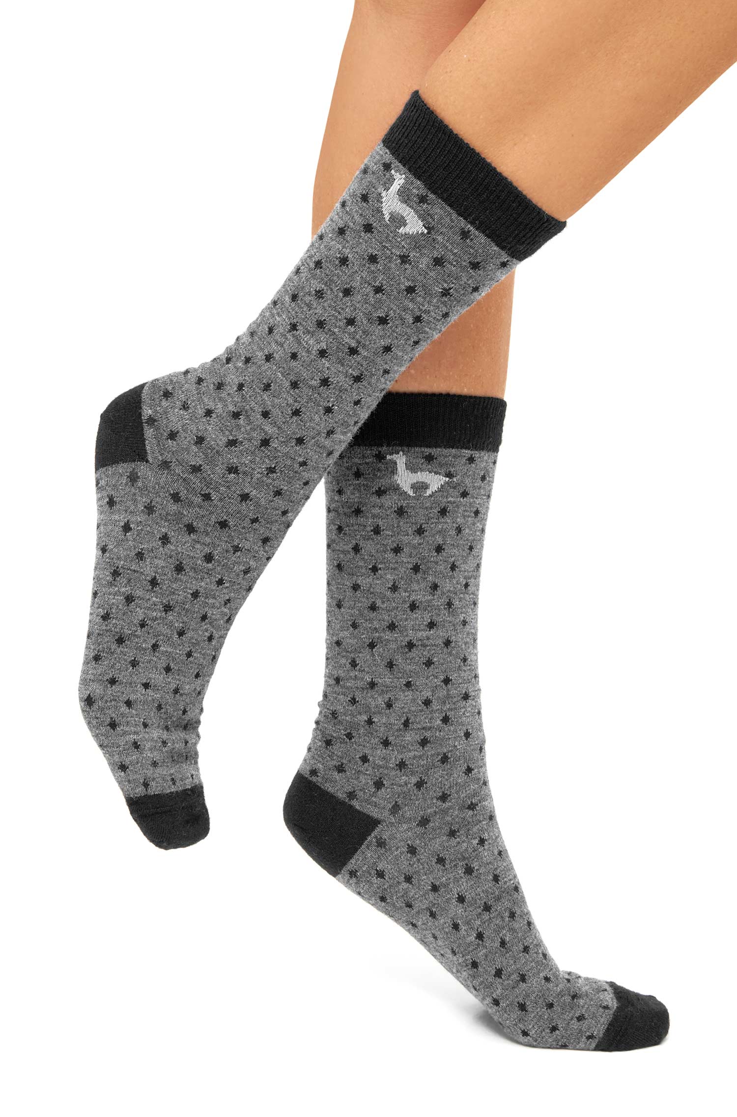 Dotted Socken, Baby Alpaka Premium